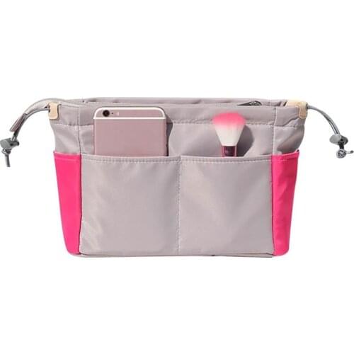 Multi-Function Simple Casual Makeup Bags Creative Large Capacity Portable Shrinkable Cosmetic Bag Toiletry Bag For Women Ladies