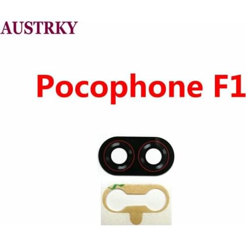 New Rear Camera Glass & Adhesive sticker Replacement for Xiaomi Pocophone F1
