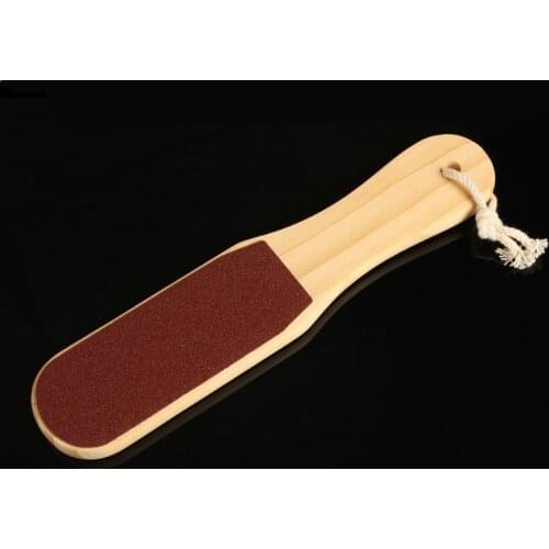 Wholesale Excellent Corn Callous Remover Double Ways Wooden Grinding Rub Peeling Feet Pedicure Tool Foot 500pcs/lot free shiping