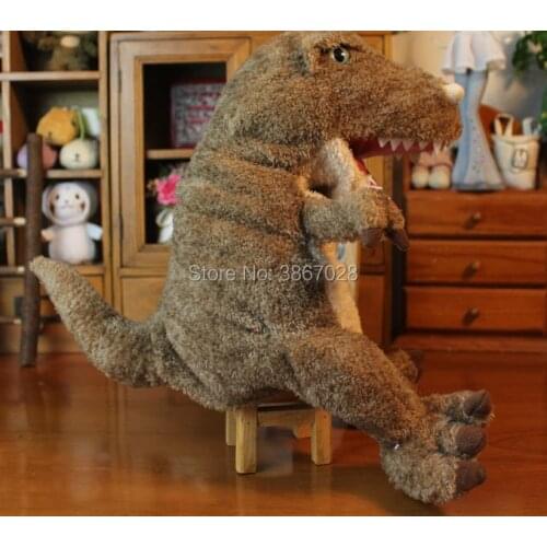 Jurassic Park Dinosaur Hand Puppet Toy Puzzle Cosplay Game Animal Gloves Brinquedos Children Party Play Gift