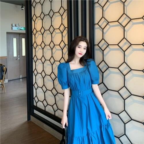 SELAITAILYE Solid Summer Dresses