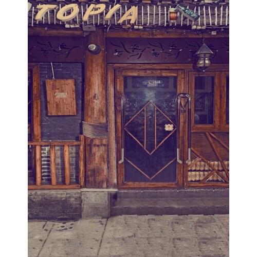 Vintage House Photography Backdrops Photo Props Studio Background 5x7ft