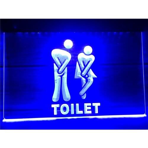 LR101 Funny Toilet Entrance LED Neon Sign