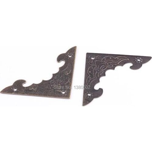 10pcs/lot Vintage Metal Carved Book Scrapbook Album Corner Protector Notebook Menus Corner Decorative Protector
