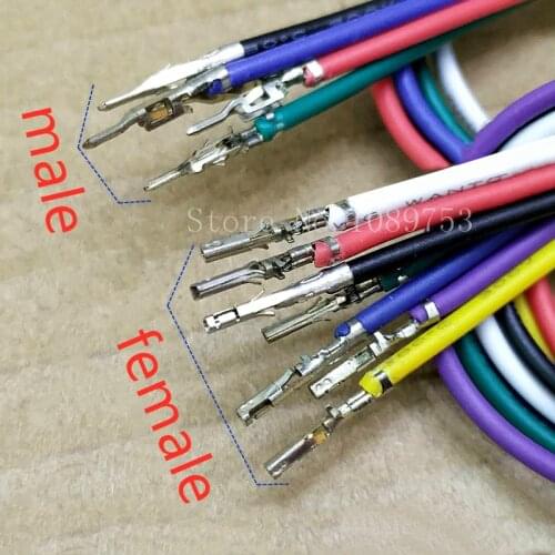 10PCS Molex connector 3.0mm pitch small 5557/5559 male and female docking terminal wire 20cm electronic cable connection harness