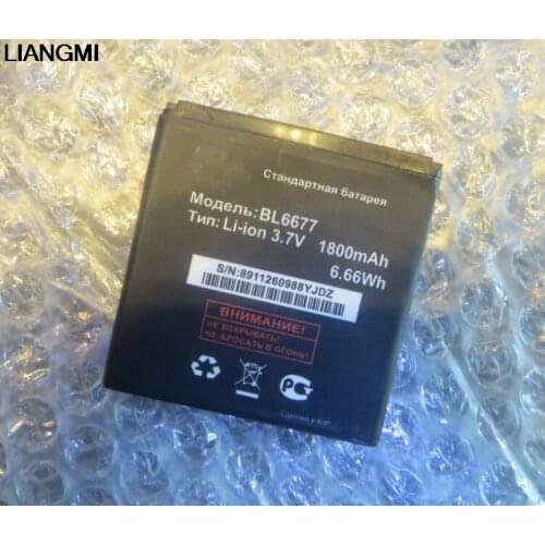1500mAh New BL6677 Battery For Fly BL 6677 Bateria Batterie Baterij Cell Mobile Phone Batteries with phone stander