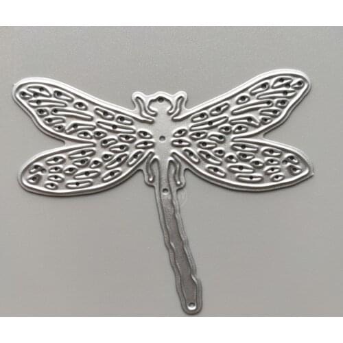 2021 Dragonfly Metal Cutting Dies DIY Scrapbooking Paper Photo Album Crafts Mould Cards Embossing Mold Stencils for Decor