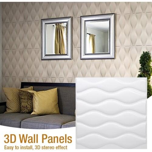 3D Art Wall Panel Wavy Rose Wood Carving Flower 3D Wall Curve Embossed 3D Pearlescent Colorful Wedding Decor Wallpaper 50x50cm