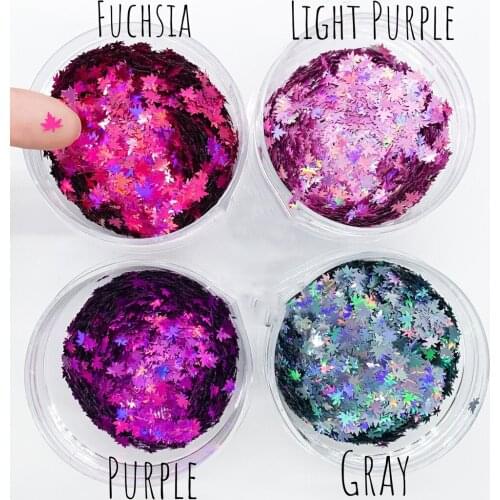 50g/bag Fall leaves shaped Glitter 50g bag, chunky glitter Leaf Shaped 3D Glitter Maple Leaf Glitter Fall Glitter Shapes,HG-t76