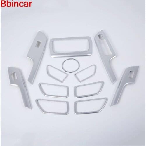 Bbincar ABS Inner Window Shift Armrest Panel+Door Handle Catch Cover Trim+Air Vent Outlet 12Pcs For Suzuki Swift 2017 2018 2019