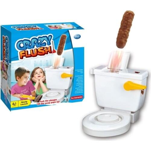 Free Shipping Desktop Game Crazy Flush Board Game Shits Toys For Kids Stress Toy Funny Party Game For Children Family Game