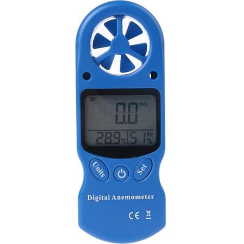 3 in 1 Digital Anemometer Thermometer Hygrometer Temperature Humidity Measurement Wind Speed Portable LCD Meter For Outdoor Spor