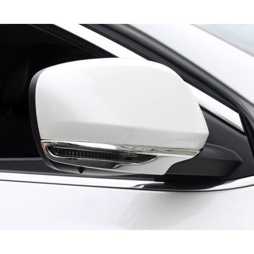 For Renault Kadjar 2015 2016 2017 2018 ABS Chrome Car Rearview Mirror Strip Decoration Frame Cover Trim Sticker Car Styling 2pcs