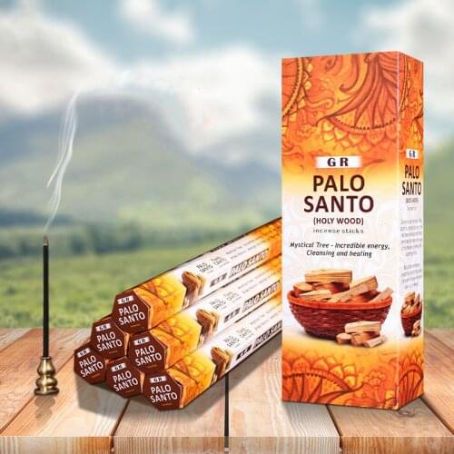 India Incense Palo Santo Aroma Stick Big Box Sandalwood Incense Aromatic Indoor Fragrance Home Living Room Decor