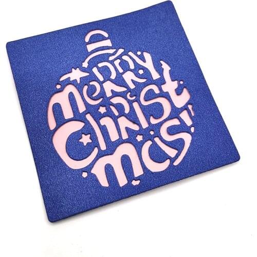Julyarts Merry Christmas Circle Cutting Dies Scrapbooking For DIY Scrap Booking Photo Album Embossing Paper Cards