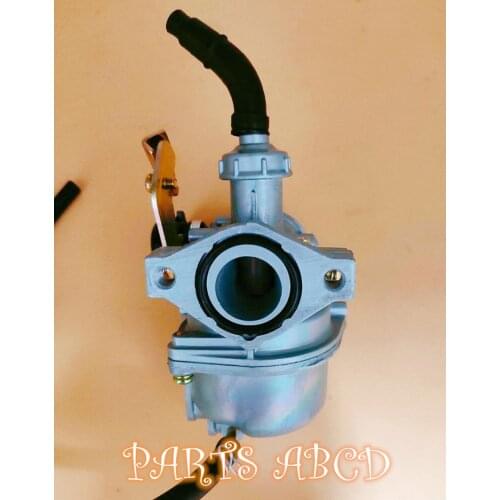 PZ19 19mm Carburetor with Cable Choke for 50cc-125cc Engine ATVs Scooters-Mopeds Dirt-Bikes and Go Karts