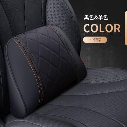 Napa leather For BMW X1 X3 X5 X6 E46 E39 headrest Car Pillow Car Neck Pillows Seat Cushion Support Seat Rest Cushion Headrest