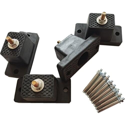 Air conditioner bracket outside Air conditioner cushion rubber support Noise prevention base Rubber Mounts heightening pad