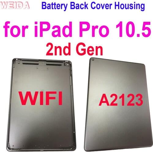 New A2123 Back Cover Battery Housing Door Case for iPad Pro 10.5 2nd Gen A2123 WIFI Rear Housing Battery Cover