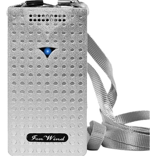 Portable Hanging Air Purifier Necklace Battery Rechargeable Wearable Air Freshner Ionizer Negative Ion For Adults Kids