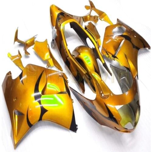 Custom motorcycle cowl for CBR1100XX 1997 1998 1999 2000 2001 2002 2003 ABS Fairings+Screws+Injection mold gold