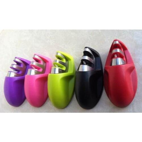 Portable Kitchen Knife Sharpener Sharpening Tools For Knife Two Stages Diamond Sharpener Professional