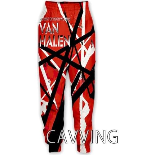 CAVVING 3D Printed Van Halen Band Casual Pants Sports Sweatpants Straight Pants Sweatpants Jogging Pants Trousers