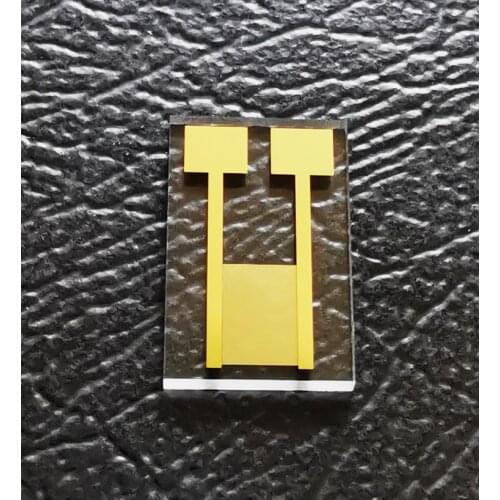 10micron Transparent Interdigital Electrode Quartz Glass Capacitor Array MEMS Gas Biosensor Photoelectric Detection