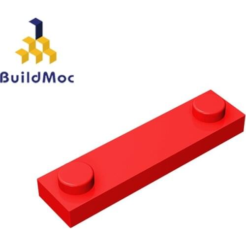 BuildMOC Compatible Assembles Particles 92593 1x4 For Building Blocks Parts DIY electric Educational Cre