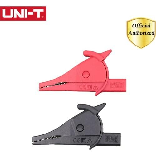 UNI-T UT-C02A Alligator Clip Banana Interface Straight Plug for Most Test Multimeters Testers Accessories