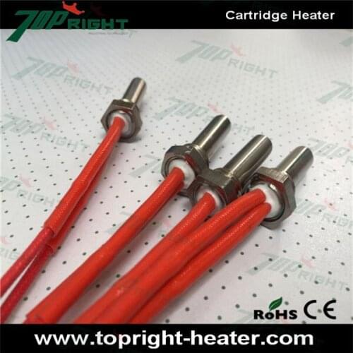 Top grade dia. 5x15mm 24v70w electric heating rod for mold or plastic machine