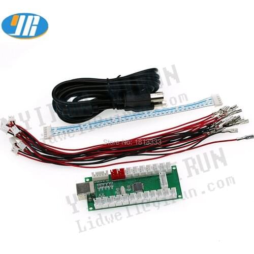 10 Set DIY Arcade Joystick Encoder USB To PC /PS3 / Raspberry pi Arcade MAME Zero Delay USB Encoder With Cable