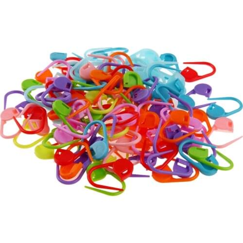 104 Pcs Locking Stitch Markers Resin Small Clip Knitting Tools Crochet Latch Knitting Accessories Needle Clip Hook with box