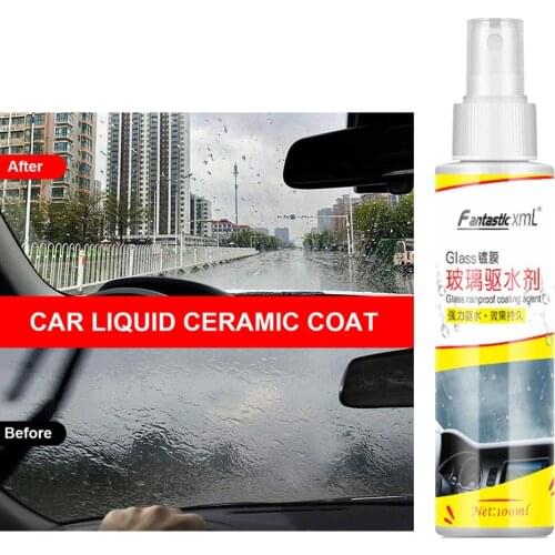 100ml Car Coating Windshield Dewatering Agent Front Windshield Rearview Mirror Rainproofing Glass Car Rain Film