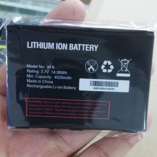 100% high quality 4020mAh battery For Netgear AirCard 781S W6 W-6 Mobile Phone Replacement Battery +Tracking Code