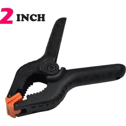 2/4 inch Spring Clamps DIY Woodworking Tools Plastic Nylon Clamps For Woodworking Spring Clip Photo Studio Background Tools