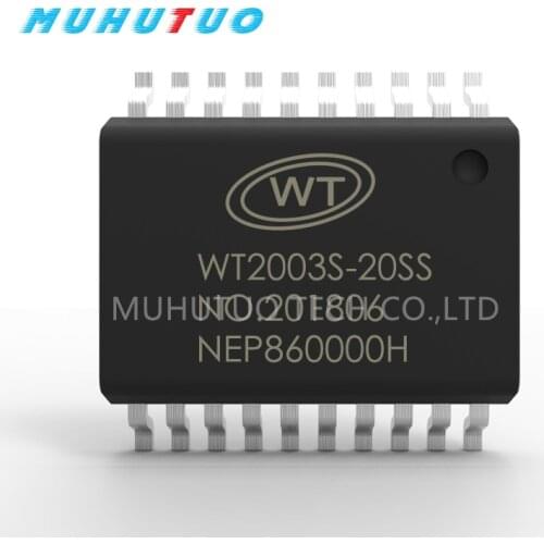 5PCS WT2003S-20SS WT2003 SSOP20 DAC output voice chip IC