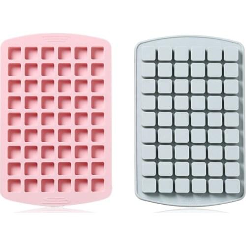 54 Hole Square Ice Tray Silicone Mold Mini Crushed Ice Cubes DIY Chocolate Block Candy Mold Kitchen Ice Maker Tool