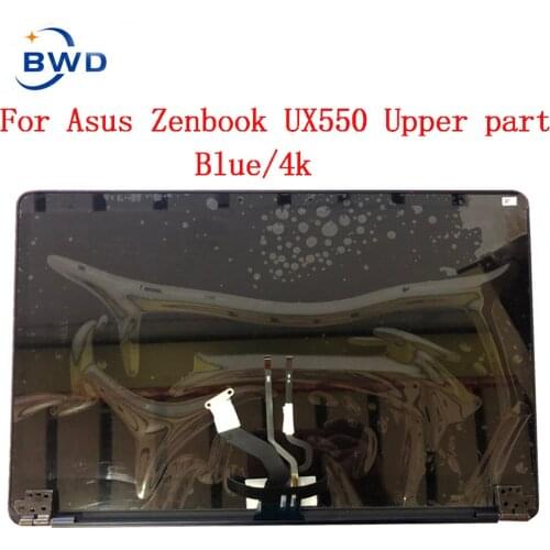 For ASUS ZenBook Pro UX550VD UX550V UX550 Blue 15.6-inch LCD screen Touch screen Upper half replacement FHD 1920x1080 UHD 4k