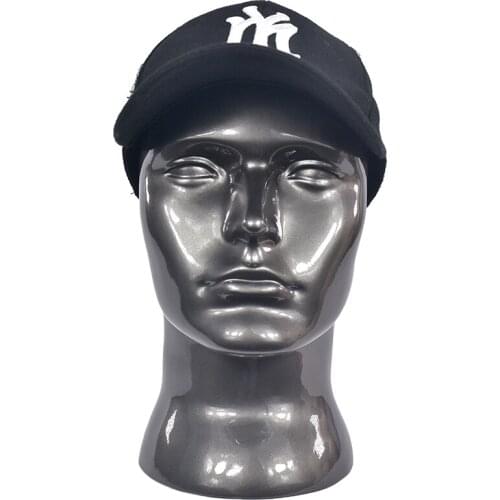 Men Wig Stand Mannequin Head Without Ear Male Dummy Head Mannequin Wigs Earphone Caps Display