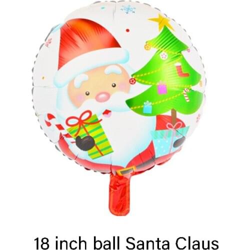 Santa reindeer snowman foil balloons,Merry Christmas birthday themed decoration foil balloons,Christmas party supplies