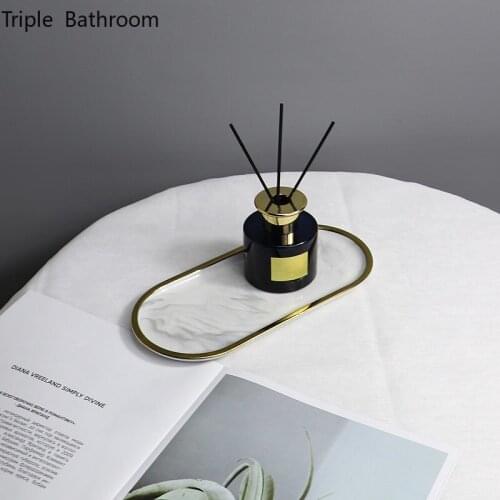 Nordic Ceramics Tray Wash Supplies Lotion Bottle Toothbrush Holder Mouth Cup Tray Holder Desktop Organizer Bathroom Accessories