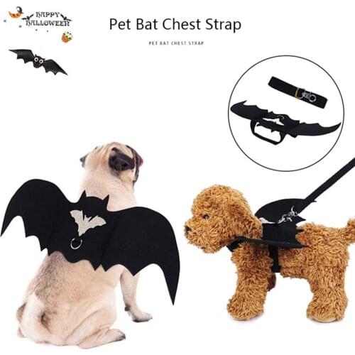 Cute Bat Wings For Pet Dog Cat Costumes Halloween Christmas Cosplay Clothing Funny Xmas Spider Dress Up Pet Accessories