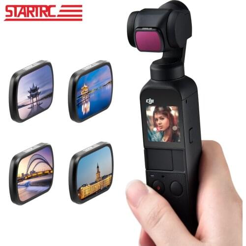 STARTRC OSMO Pocket 2 Filters ND 8 16 32 64 Neutral Density Filters Kit For DJI Pocket 2 Optical Glass Camera Lens Accessories
