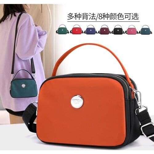 Small Bag Autumn 2020 New Womens Bag Mini Messenger Bag Mobile Phone Bag Oxford Cloth Light Canvas Multipurpose Bag