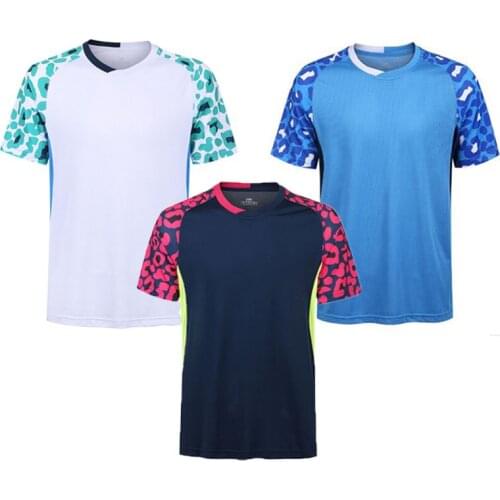 New Men /Women badminton shirt,sports badminton t-shirt,Table Tennis jerseys shirt ,Tennis sport shirt train clothes 5060AB