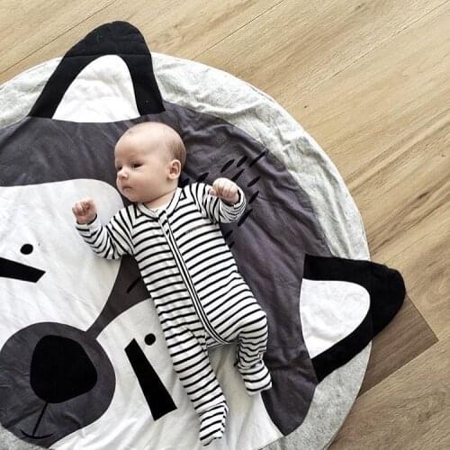 INS New Koala Bear Cartoon Childrens Cotton Crawling Mat Animal Baby Playmat Childrens Room Decoration