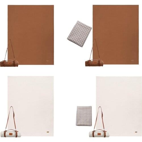 Picnic Blanket Portable Canvas Picnic Mat Ultralight Outdoor Camping Blanket Hiking Beach Blanket Mat Travel Mat