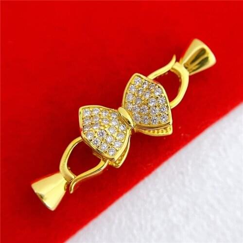 Wholesale DIY Natural Stones Beads Jewelry Making Accessories Silver/Gold/Rose Gold Metal Connector Clasps Findings