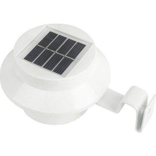1Pc Wholesale Dropshipping MOONBIFFY Smart LED Solar Gutter Utility Light Permanent For House 5 Pack Sun Power Fence Garden Shed